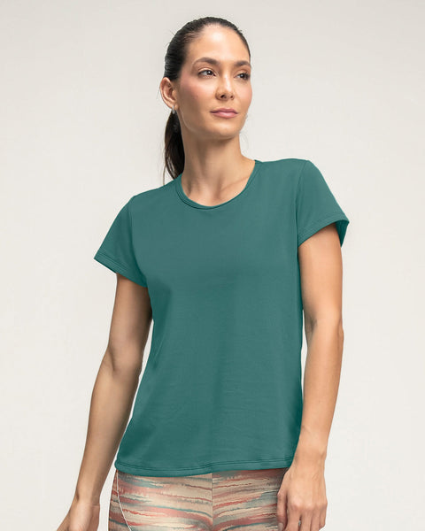 Camiseta deportiva de secado rápido y silueta semiajustada#color_632-verde-medio