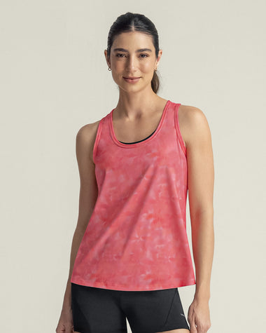 Camiseta deportiva de secado rápido y silueta semiajustada para mujer#color_040-estampado-rosado-degrade