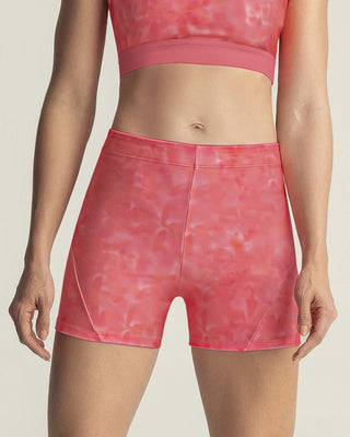 Short corto deportivo ajustado y ligero con cómodo elástico en cintura#color_040-estampado-rosado-degrade