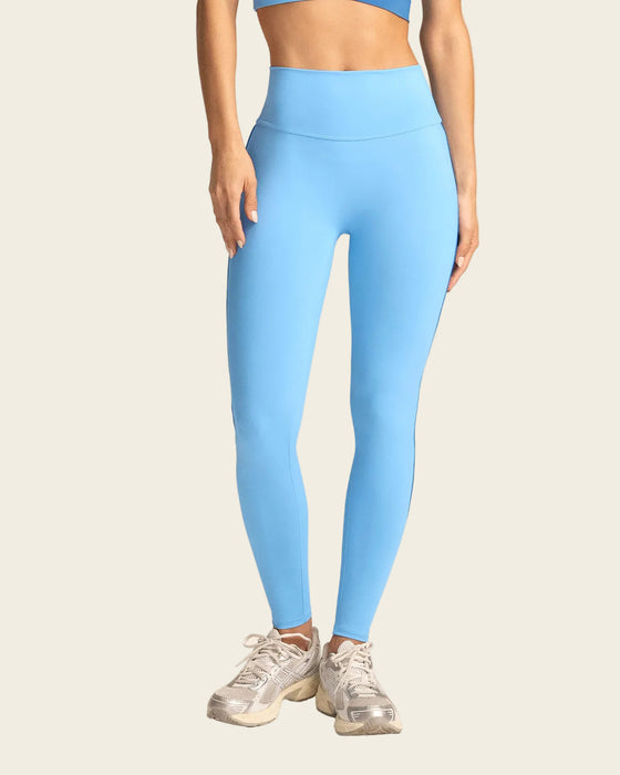 Legging deportivo de control con doble capa de tela en pretina#color_913-azul-medio