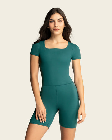 Enterizo deportivo control suave de abdomen#color_a41-verde-medio