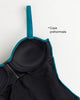 Traje de baño de control suave en abdomen uso strapless o convencional#color_728-verde