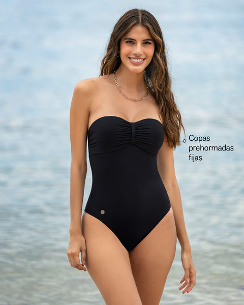 Traje de baño entero con espalda ajustable#color_700-negro