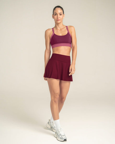 Top deportivo de soporte fuerte de busto y máximo ajuste#color_220-vinotinto