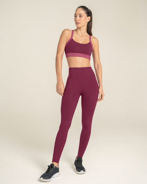 Top deportivo de soporte fuerte de busto y máximo ajuste#color_220-vinotinto