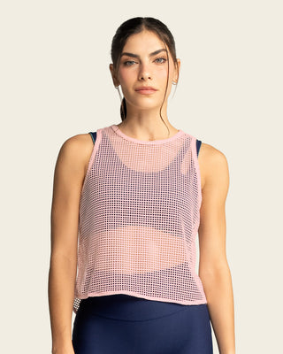 Camiseta manga sisa en malla#color_362-rosado-claro