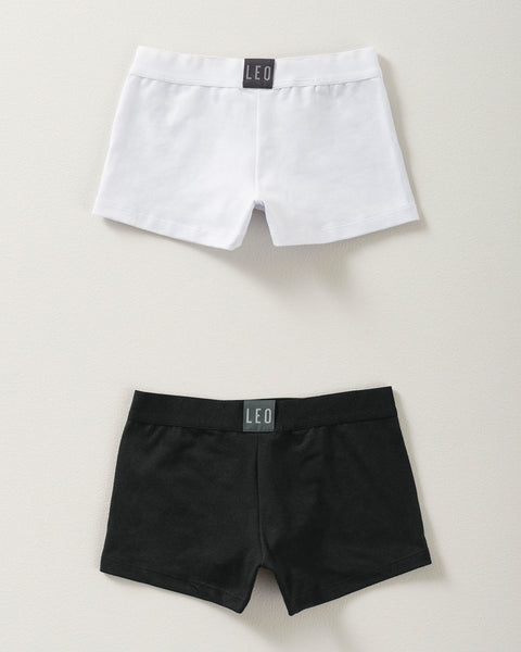 Bóxers cortos x2 niño#color_s54-blanco