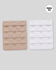 Paquete x 2 broches extensores triples#color_998-blanco-cafe