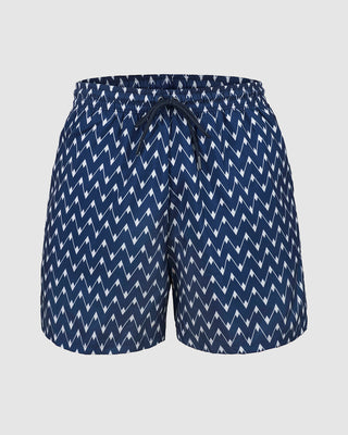 Bermuda playera masculina con práctico bolsillo al lado derecho#color_a02-estampado-azul