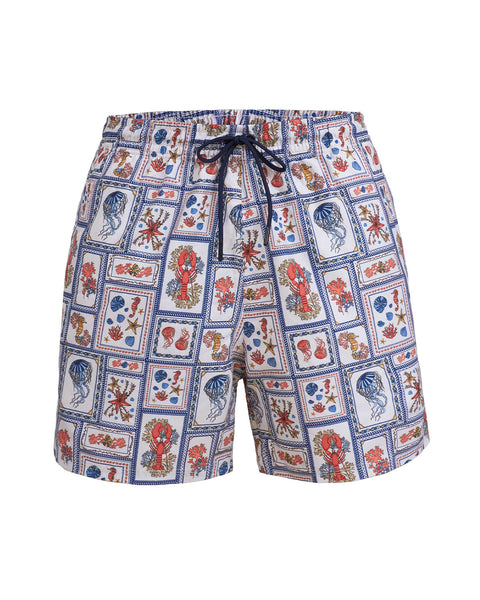 Bermuda playera masculina con práctico bolsillo al lado derecho#color_a30-estampado-estampas