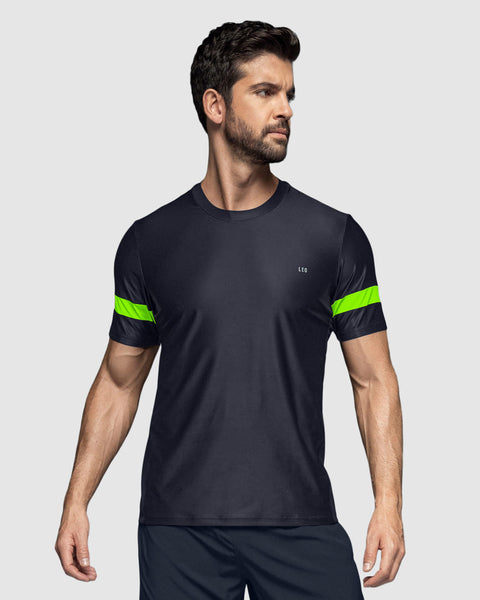 Camiseta deportiva de tacto suave y frío#color_536-azul-oscuro