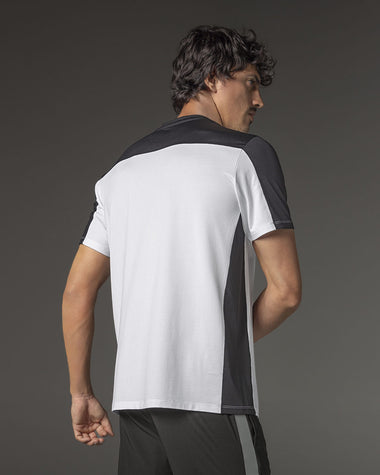 Camiseta deportiva masculina manga corta#color_000-blanco