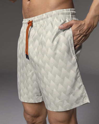 Short deportivo con bolsillos funcionales#color_a92-estampado-triangulo