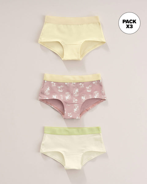 Hipster x3 para niña#color_s48-amarillo-rosado