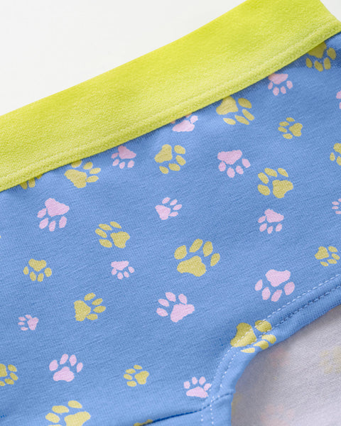Paquete x 5 calzones tipo hipster para niña#color_s04-verde-rosado-azul-est-huellas-est-perros