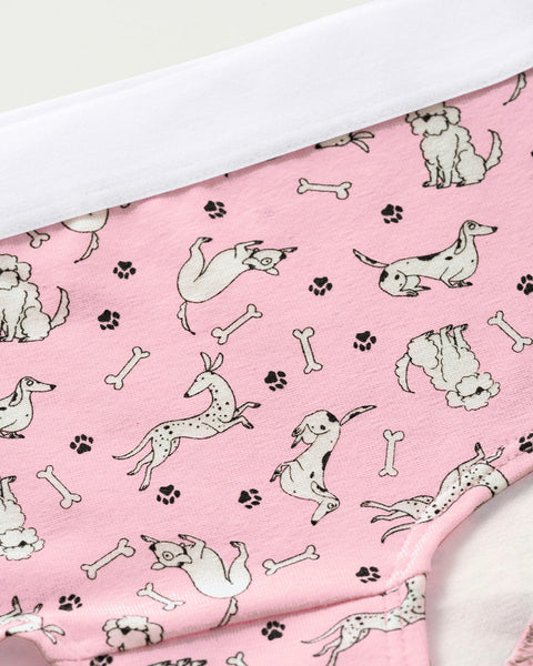 Paquete x 5 calzones tipo hipster para niña#color_s04-verde-rosado-azul-est-huellas-est-perros