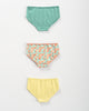 Paquete x 3 Calzones Clásicos en Algodón Suave para niña#color_s31-coral-estampado-amarillo-verde