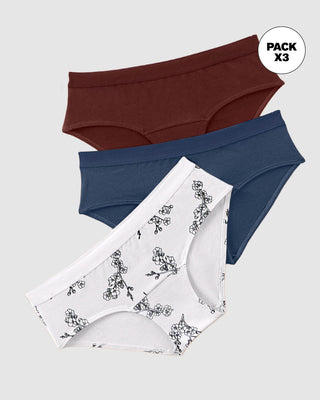Paquete x 3 calzones estilo hípster en algodón#color_s79-estampado-azul-vino