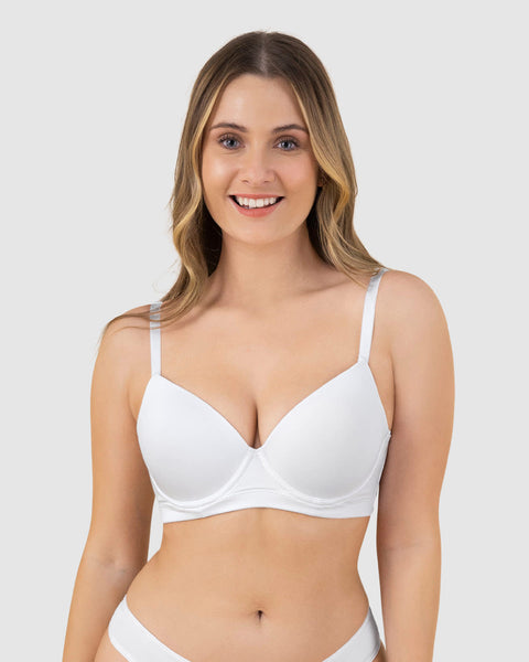 Brasier triangular de realce medio y espalda ancha#color_000-blanco