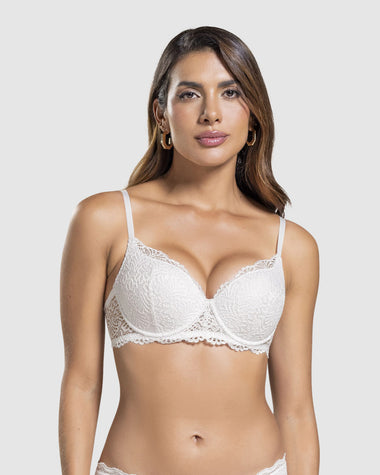 Brasier de realce suave en encaje#color_000-blanco