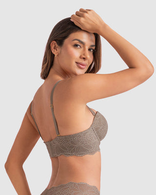 Brasier en encaje con realce incorporado#color_760-gris