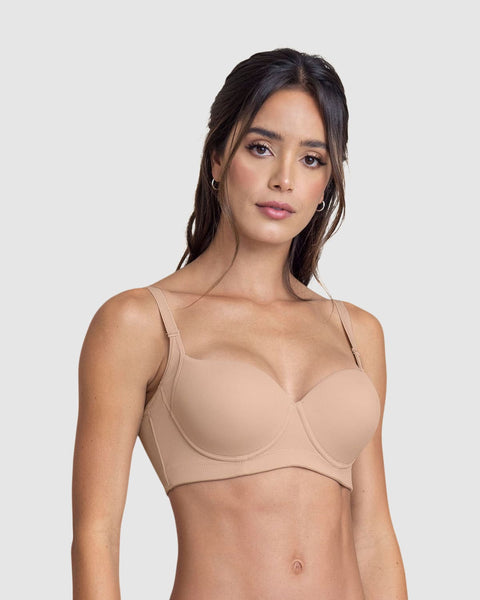 Brasier con buen cubrimiento de sisa y espalda Leonisa Perú