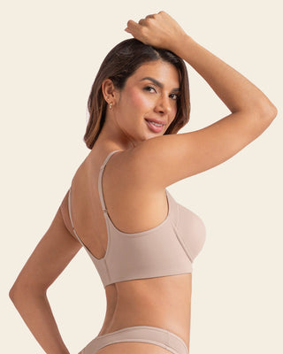 Brasier triangular con cubrimiento de sisa y espalda#color_802-cafe-claro