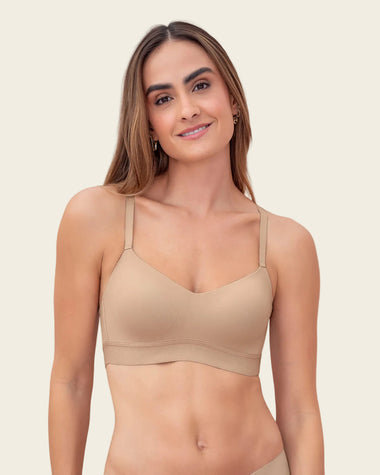 Brasier tipo top ultraliviano con copas internas fijas#color_802-cafe-claro