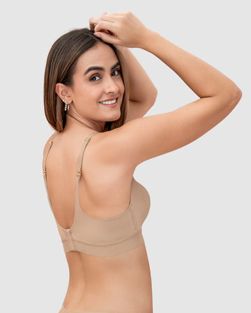 Brasier tipo top ultraliviano con copas internas fijas#color_802-cafe-claro