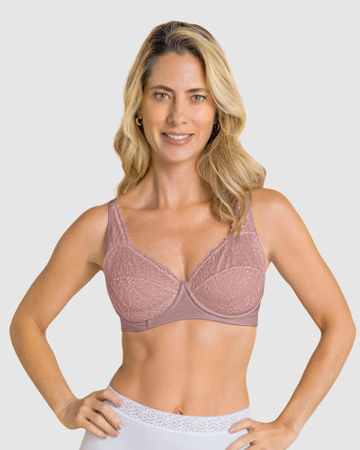 Brasier triangular con copas en encaje y espalda en tela lisa#color_a20-palo-de-rosa