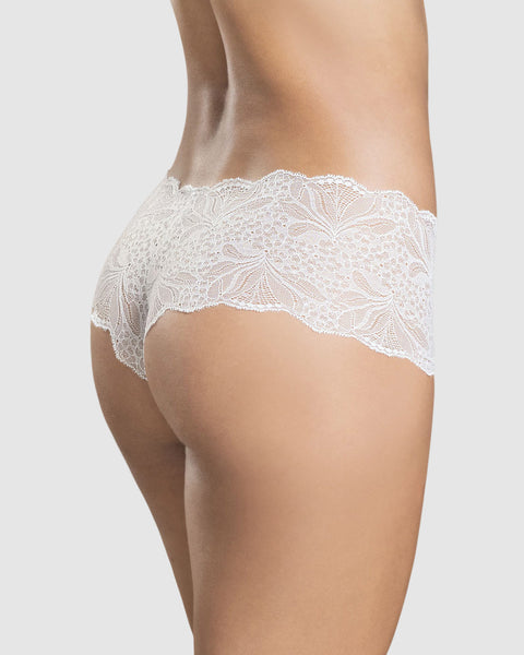 Calzón estilo cachetero elaborado en encaje#color_000-blanco