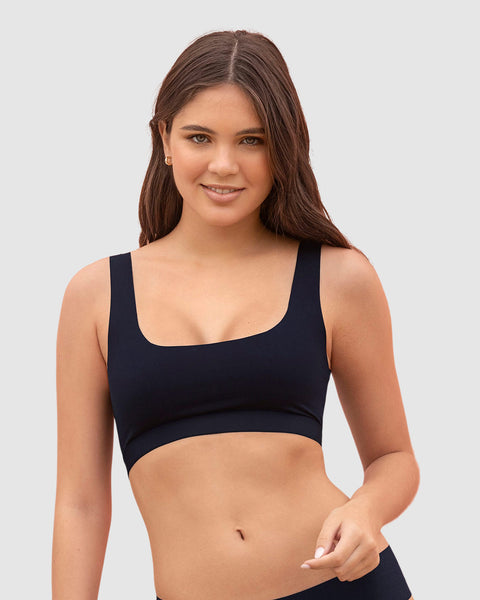 Paquete x 2 tops invisibles doble escote#color_s03-cafe-medio-negro