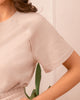 Camiseta manga corta 100% Algodón Pima Modal#color_147-kakhi