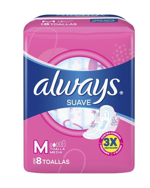 Toalla higiénica suave de día Always 8 unidades#color_001-tela-dia