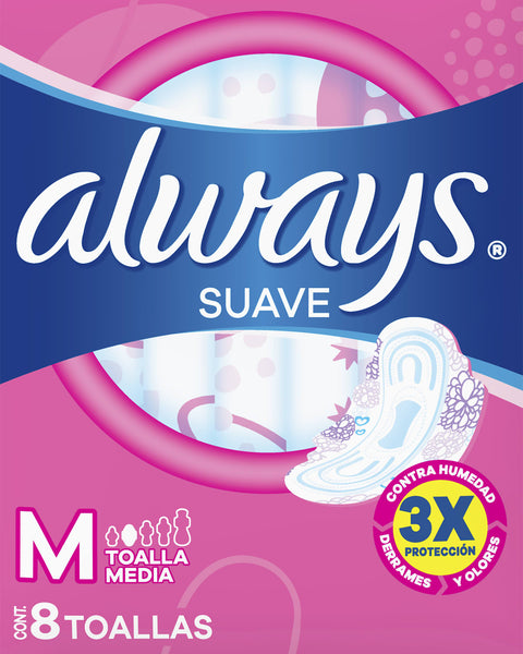 Toalla higiénica suave de día Always 8 unidades#color_001-tela-dia