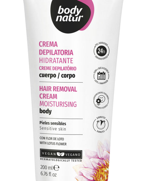 Body Natur crema depilatoria hidratante corporal 200ml#color_001-piel-sensible