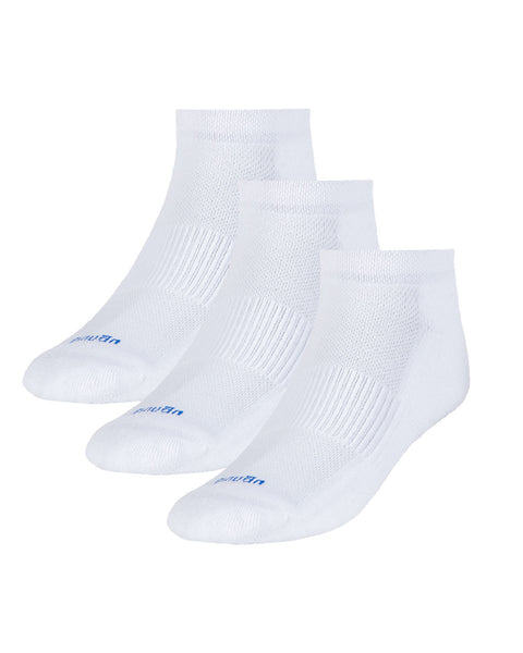 Medias taloneras afelpadas algodón Pima Bungu pack x 3#color_000-blanco-optico