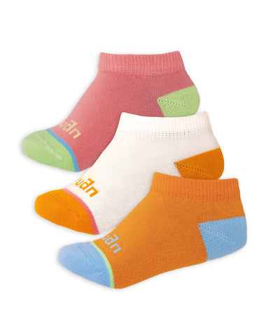 Medias Kids Taloneras Pack x 3#color_s01-surtido-rosa-blanco-naranja