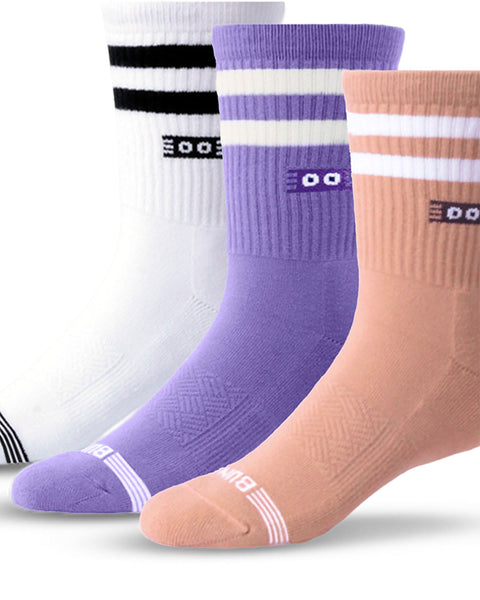 Medias Media Altura Vintage Pack x 3#color_s01-surtido-blanco-morado-rosado