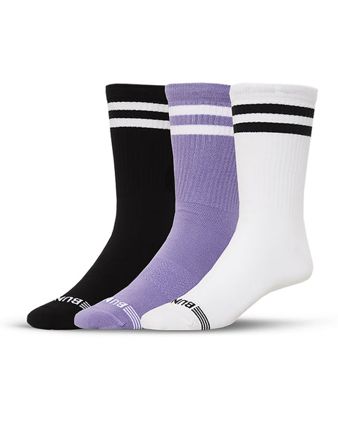 Pack x 3 Medias media altura vintage#color_s01-surtido-morado