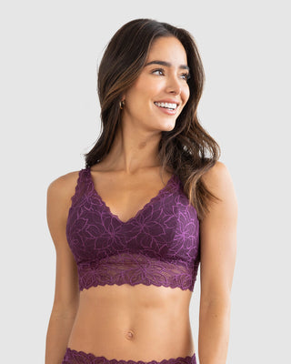 Bralette triangular en encaje sin copas ni arcos#color_414-morado