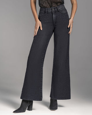 Jean bota amplia con detalle de piedras#color_700-negro