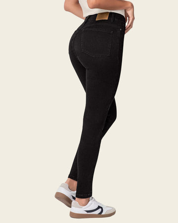 Jeans skinny esenciales para mujer#color_700-negro