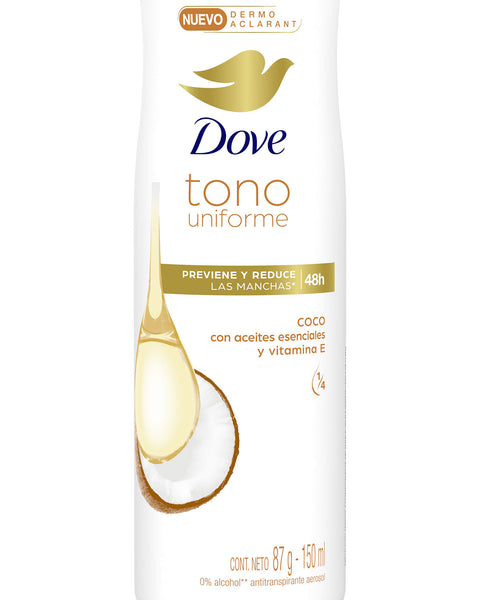 Desodorante Aerosol Dove Tono Uniforme 150ml#color_002-coco