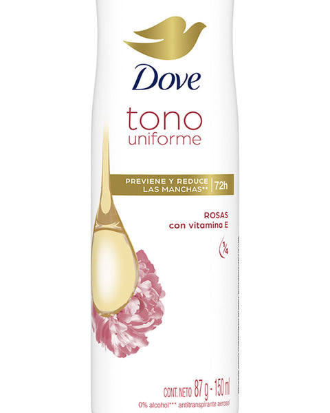 Desodorante Aerosol Dove Tono Uniforme 150ml#color_004-rosas