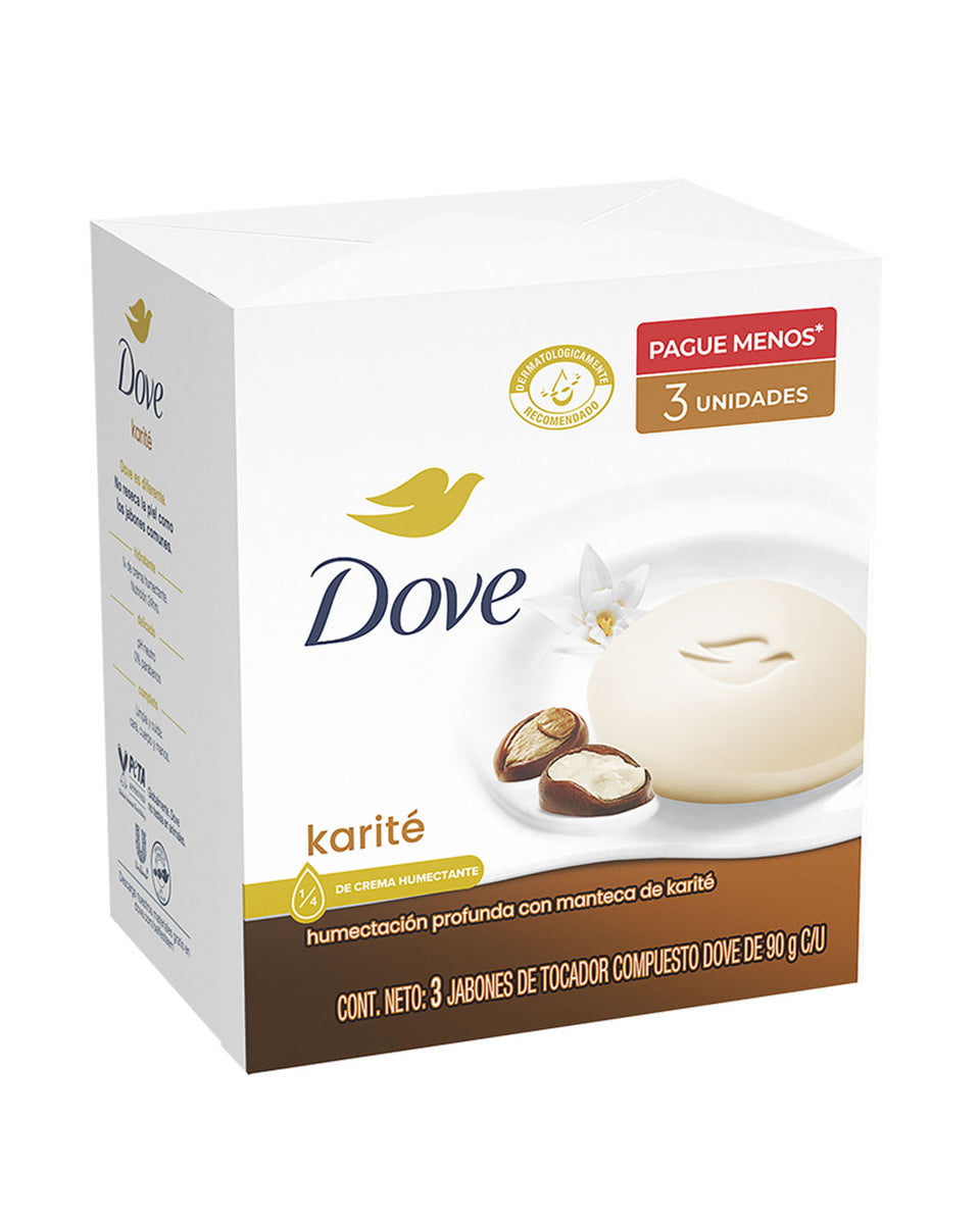 Jabón barra Dove X3 90 gr.