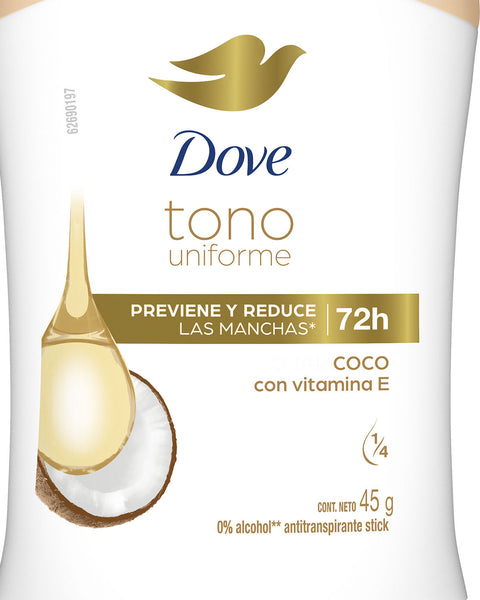 Desodorante Barra Dove Tono Uniforme 45g#color_003-coco