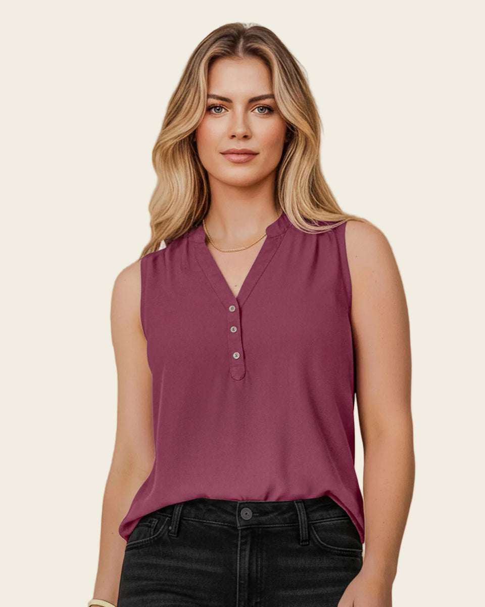 Blusa manga sisa abotonable