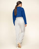 Blusa manga larga con cuello camisero y recogido en mangas#color_055-azul