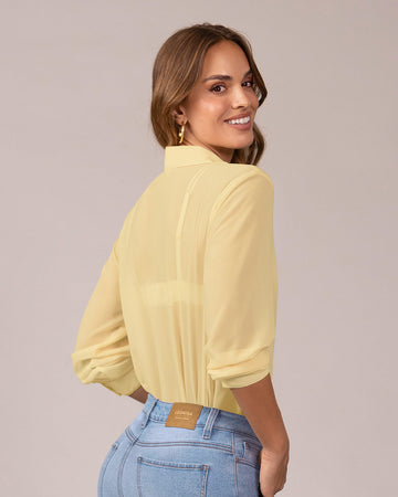 Blusa larga night#color_c72-mantequilla